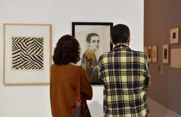 Vue de l'exposition "24 heures de la vie d'u e femme"