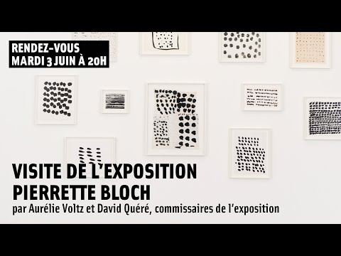 Visite de l'exposition de Pierrette Bloch 〰️ | MAMC+