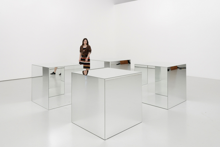 Robert Morris, "Untitled (Mirrored Cubes)", 1965/1971