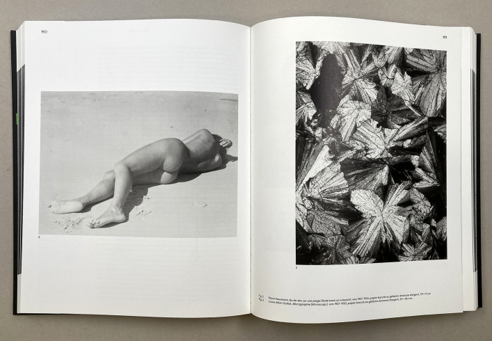 Double page 190-191, Frontières mouvantes... Une collection de photographies au risque de la désindustrialisation, œuvres de Raoul Hausmann et Laure Albin-Guillot