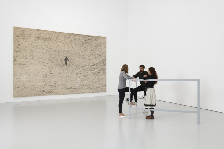 Michelangelo Pistoletto, "Struttura per parlare in piedi", 1965 - 66/2010