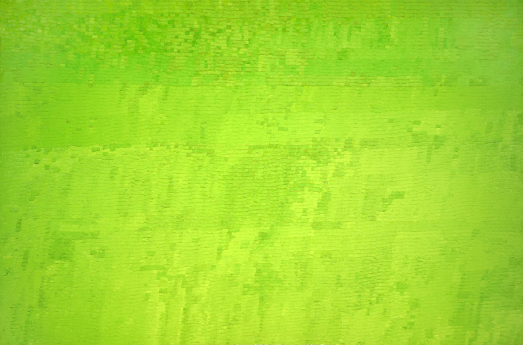 Shirley Goldfarb, "Green-painting n°1" [Peinture verte n° 1], 1969