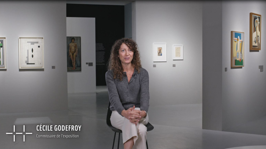 L'exposition "Marcelle Cahn. En quête d'espace" par la commissaire Cécile Godefroy