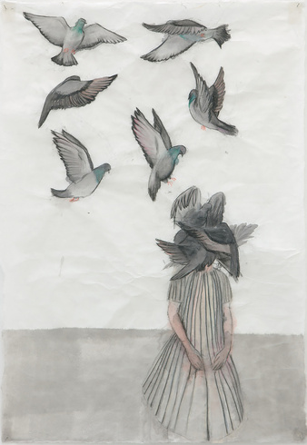 Marina Perez Simão, „Unbetitelt“, Serie „Schwarze Vögel“, 2009
