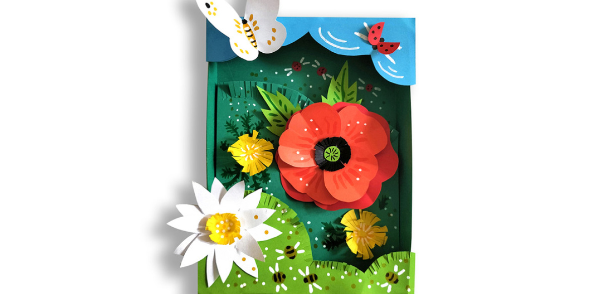 Jardin en papier par Stéphanie Desbenoit