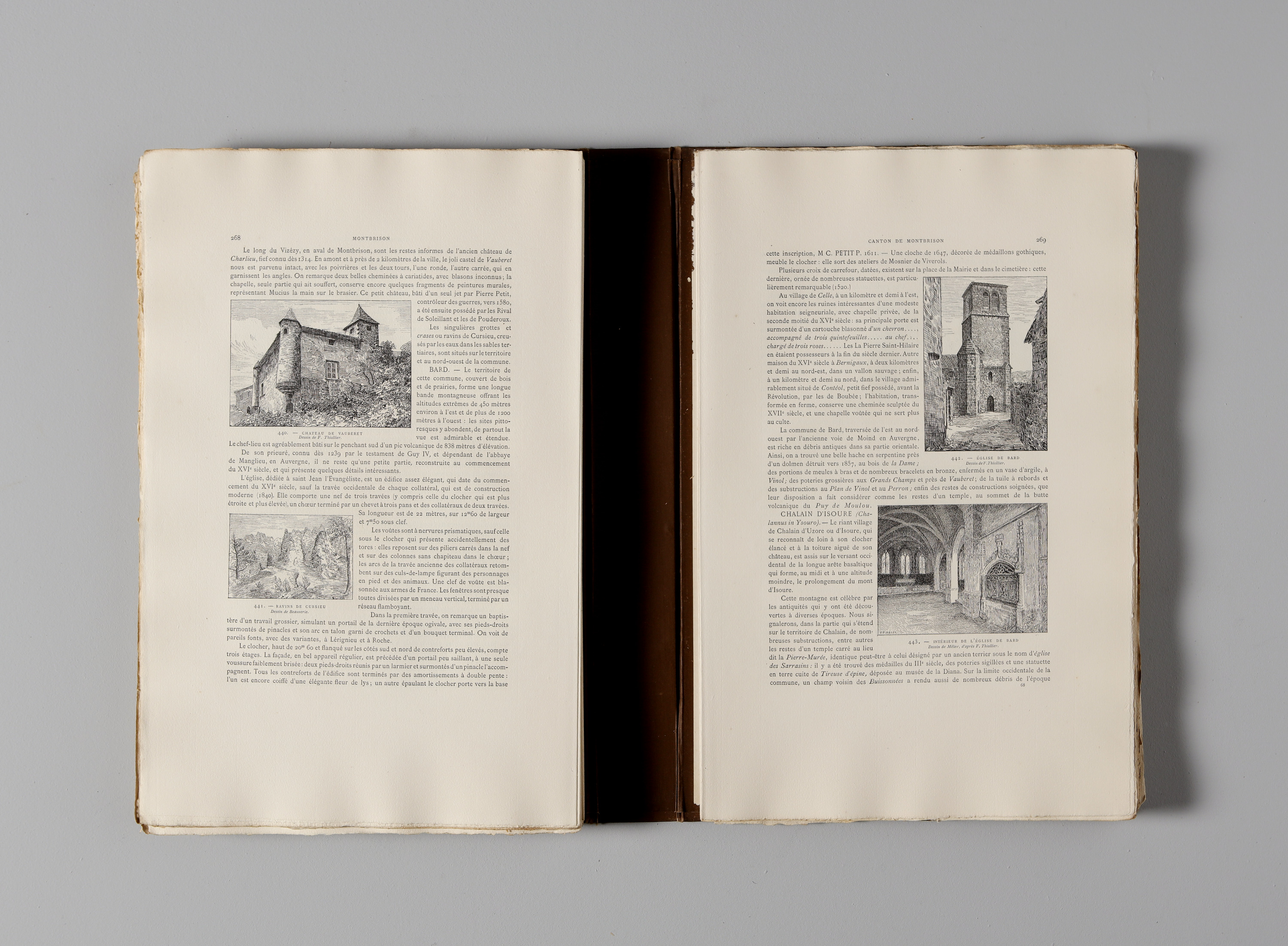 Volume 1 "Le Forez pittoresque et monumental" par Félix Thiollier