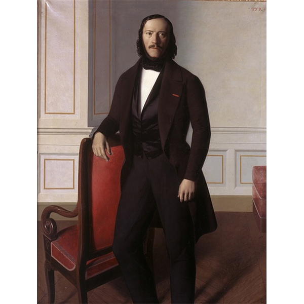 Gabriel Tyr, "Portrait de Monsieur Faure", 1847, huile sur toile, 165,5 x 126,7 x 2,6 cm
