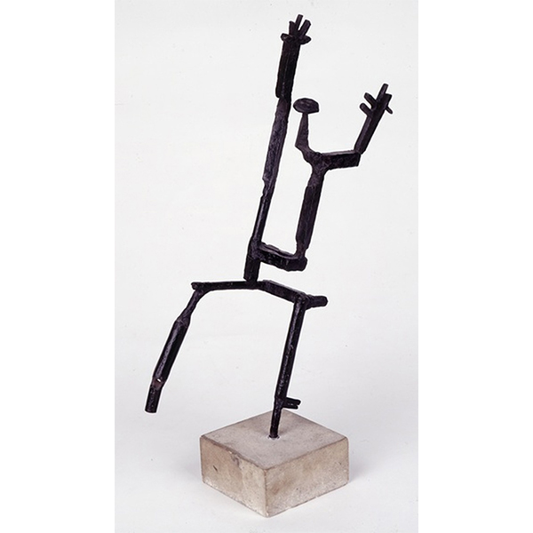 Julio Gonzàlez, "Danseuse à la marguerite", 1937, bronze à la cire perdue, 47,5 x 32 x 12 cm