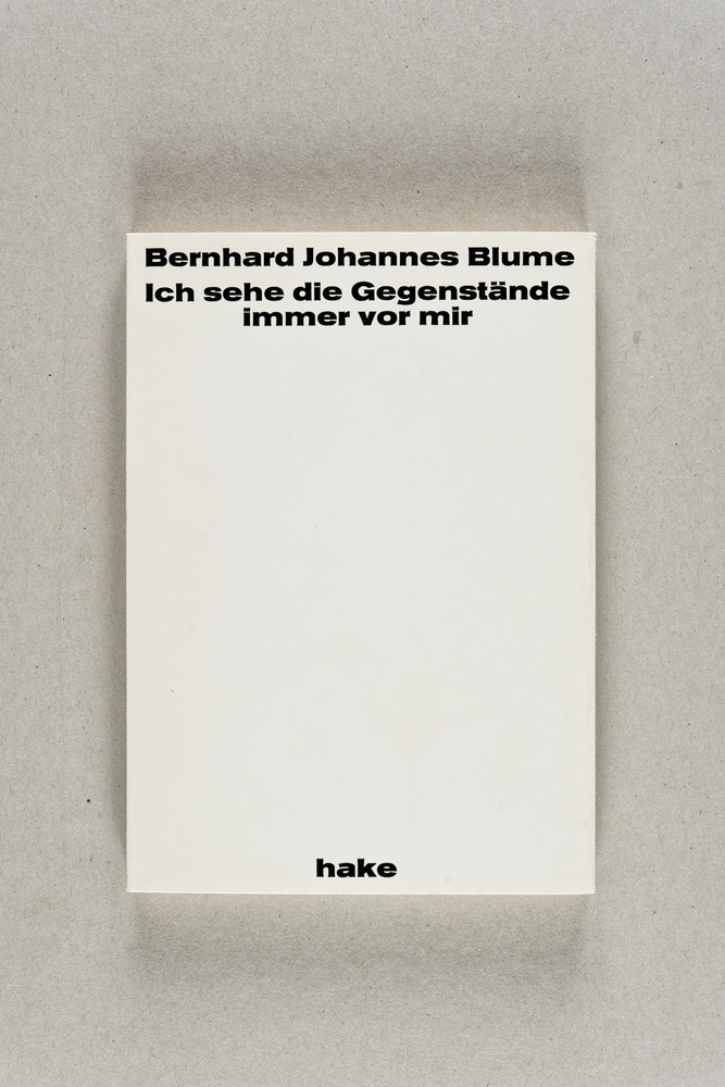 Ich sehe die Gegenstände immer vor mir