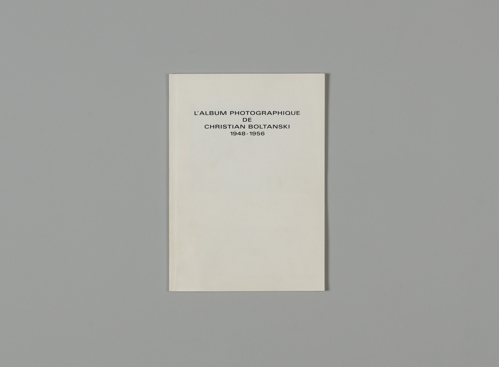 L'album photographique de Christian Boltanski : 1948-1956