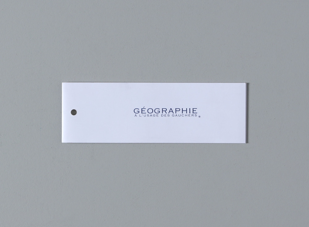 Géographie à l'usage des gauchers