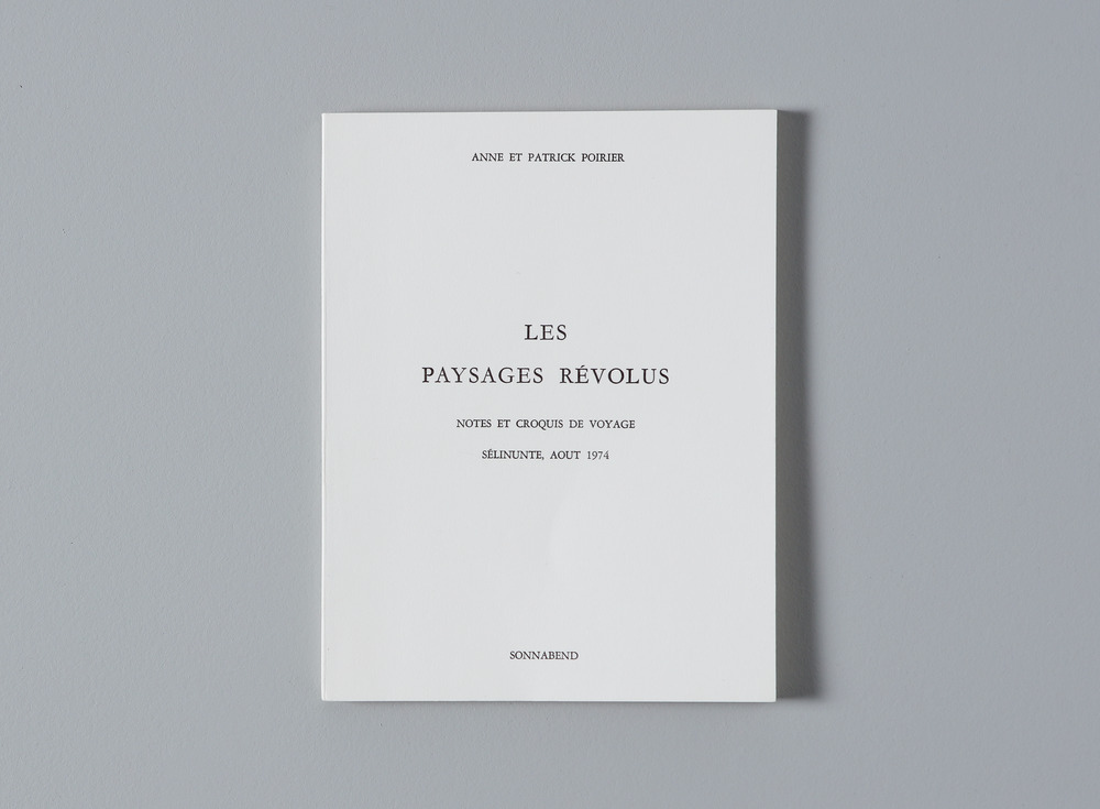 Les paysages révolus
