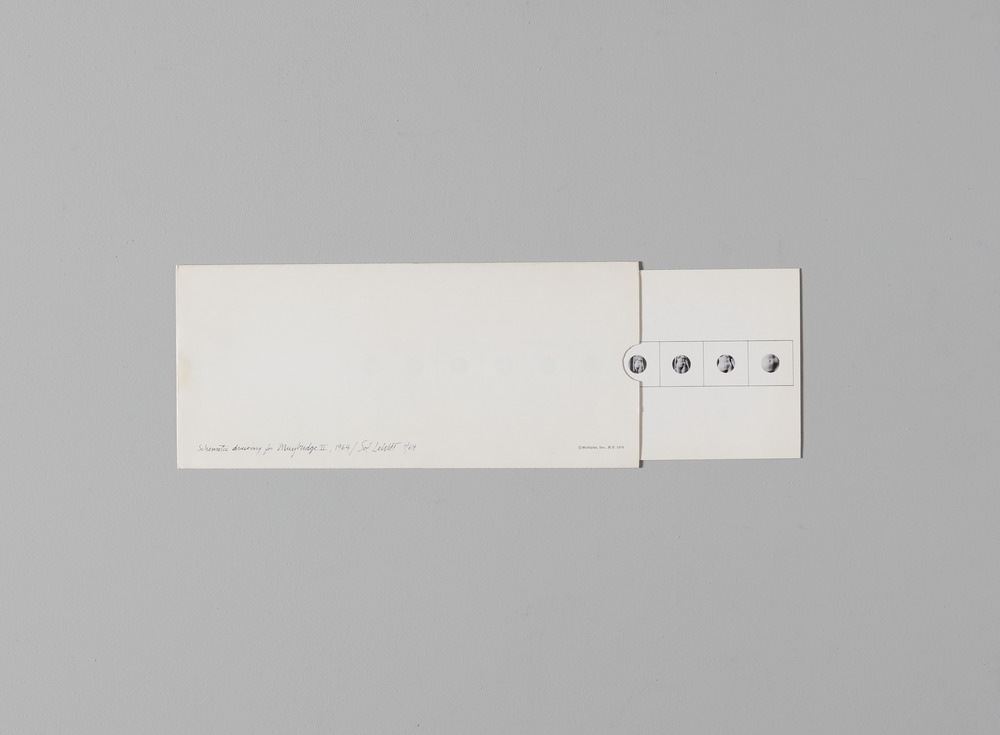 Schematic Drawing for Muybridge II (1964)