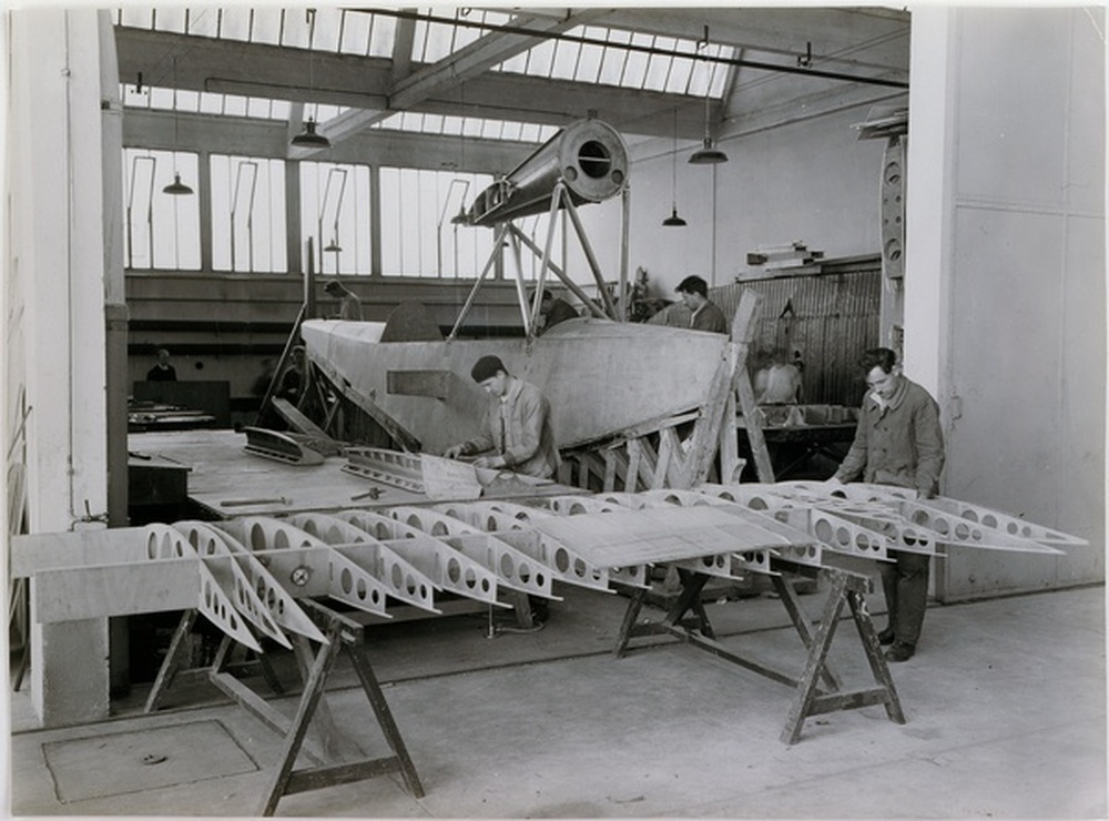 Atelier de construction d'ailes d'avions Henry Potez