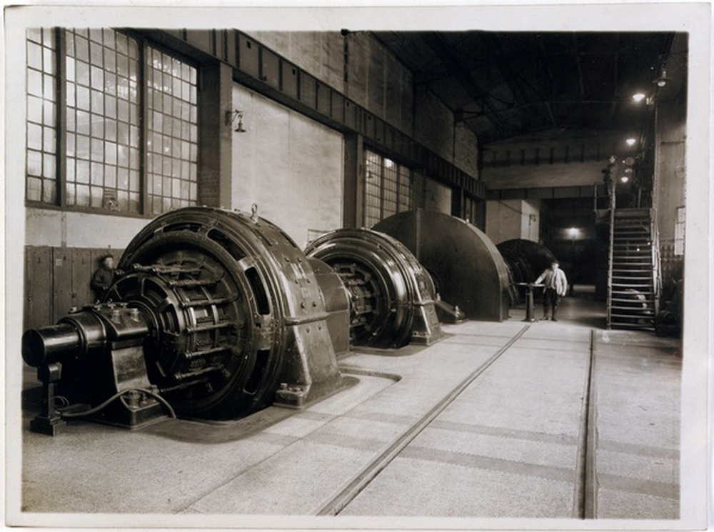 Turbines de la société alsacienne de constructions mécaniques de Belfort