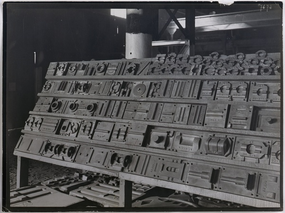 Pièces moulées d'aciers spéciaux des usines d'Assailly Lorette (Loire)