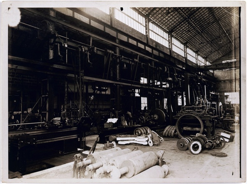 Atelier de construction mécanique, aciérie