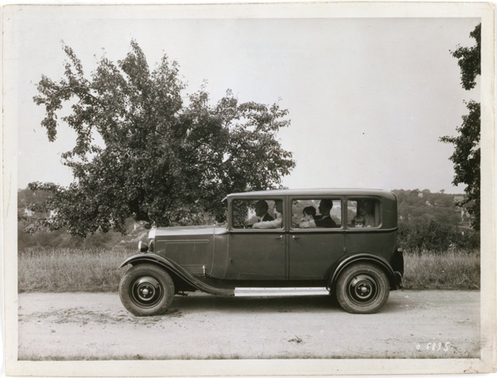 Famille en voiture