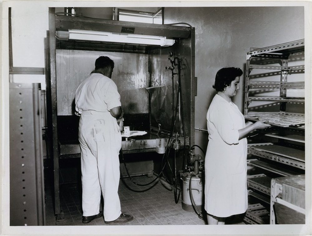 Scène d'atelier, intérieur d'usine