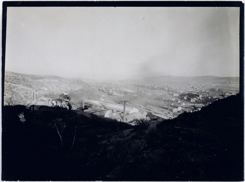 Paysage industriel, vue d'ensemble