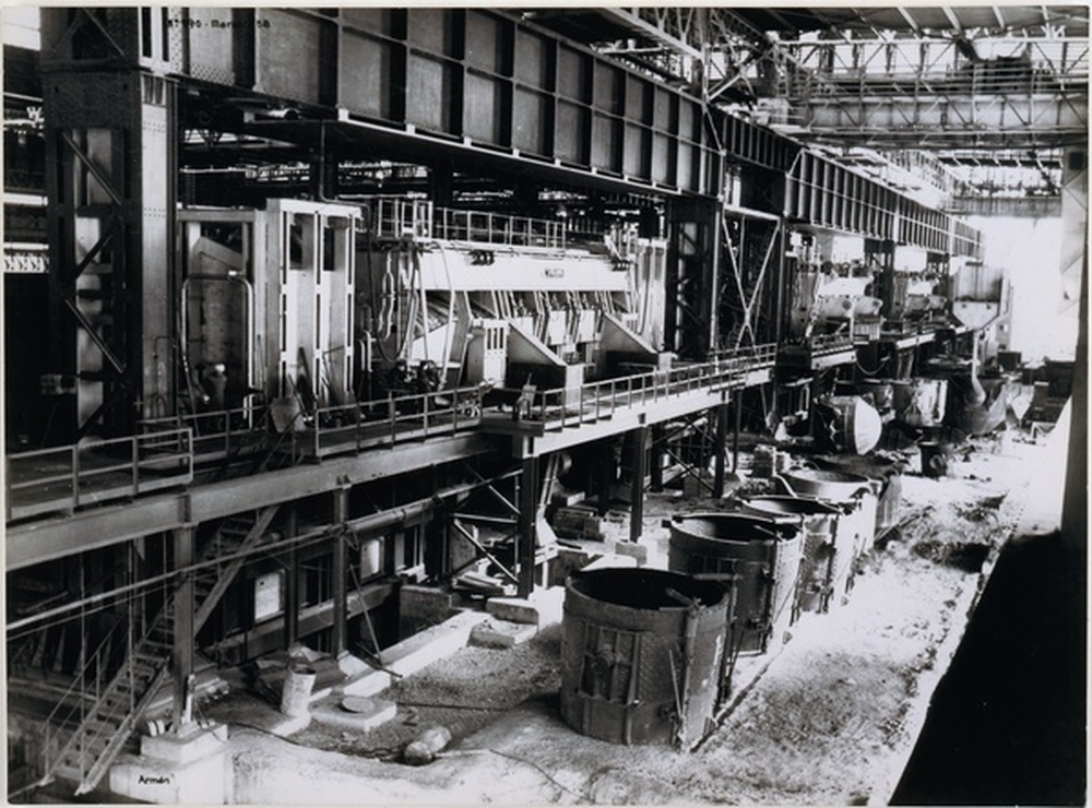 Sfac, vue intérieure d'usine