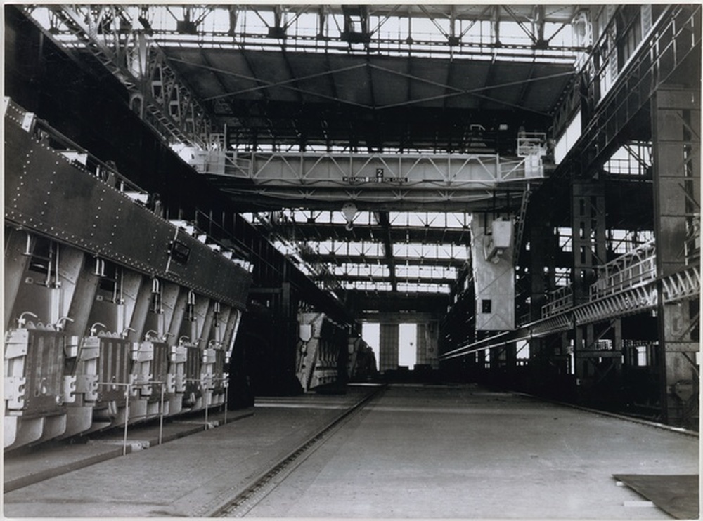 Sfac, vue intérieure d'usine