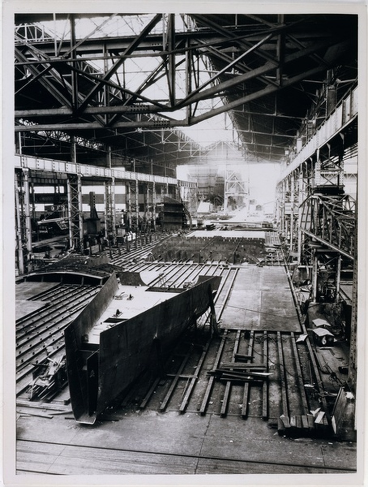 Ateliers et chantiers Seine Maritime, hall de montage