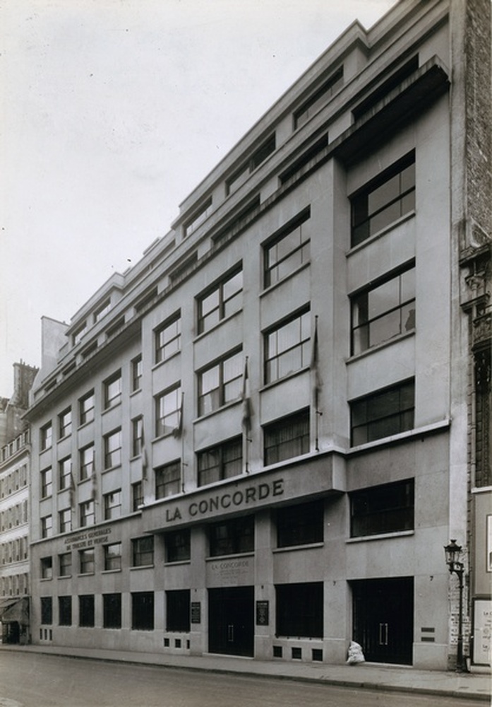 Assurances Générales de Trieste et Venise, façade La Concorde