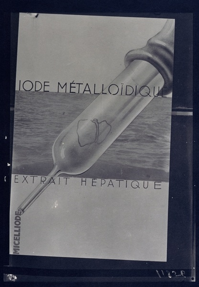 Affiche publicitaire Iode-métalloïdique