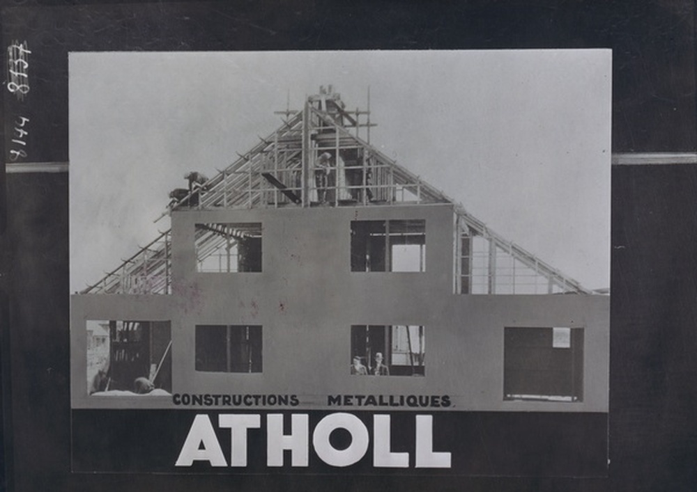 Affiche publicitaire, constructions métalliques Atholl