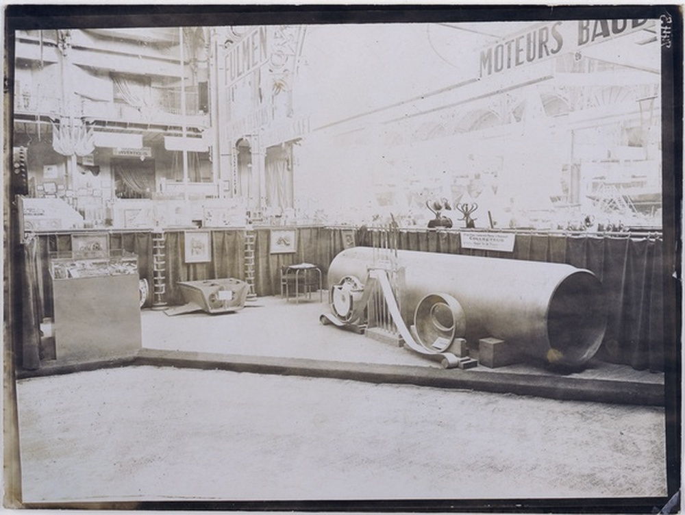 Cie des forges et aciéries de la marine d'Homecourt stand