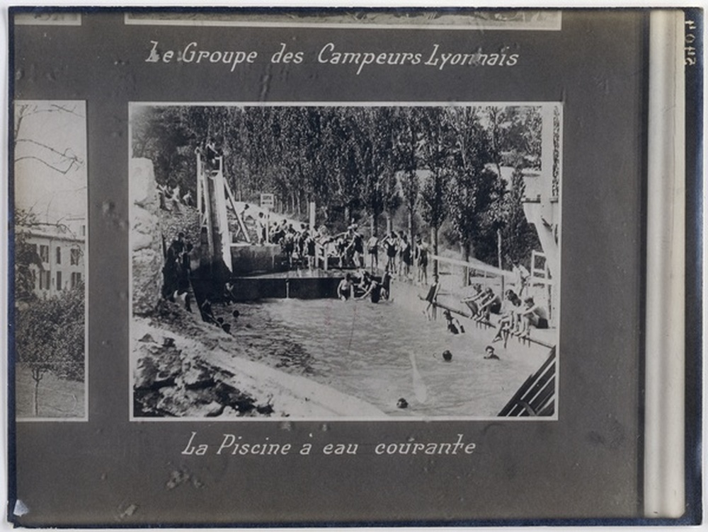 La piscine à eau courante