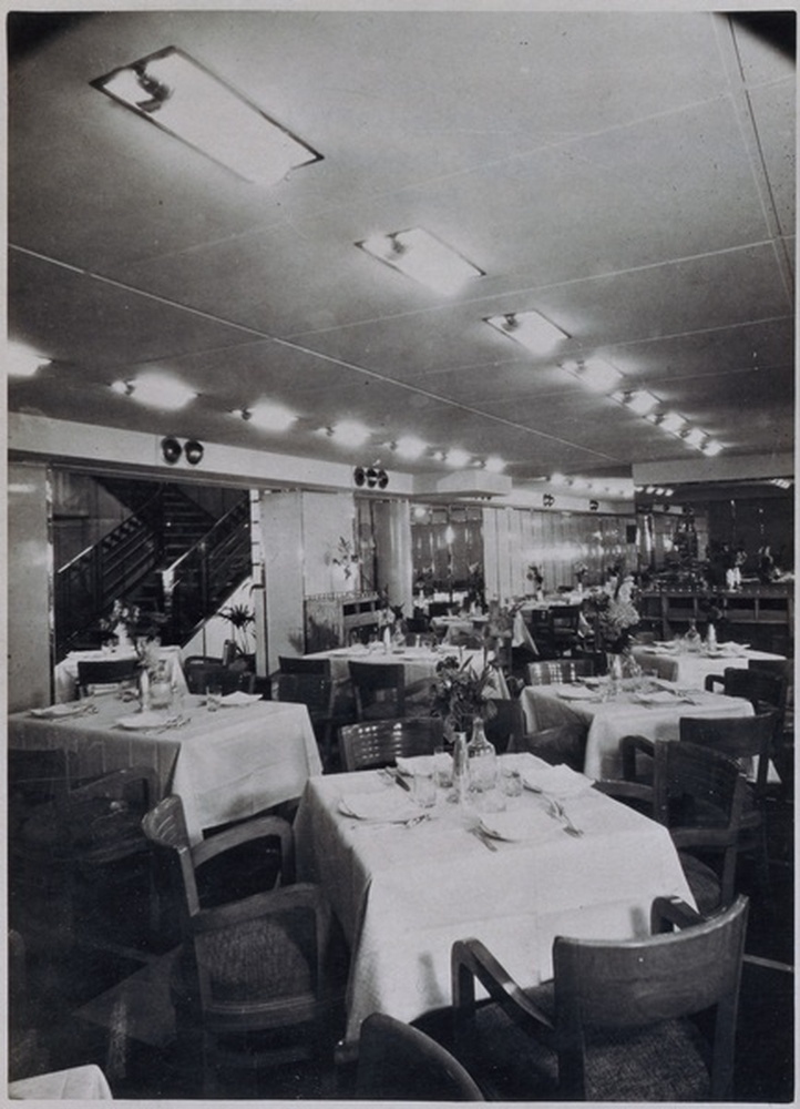 Ateliers et chantiers de France, Dunkerque salle à manger paquebot Colombie