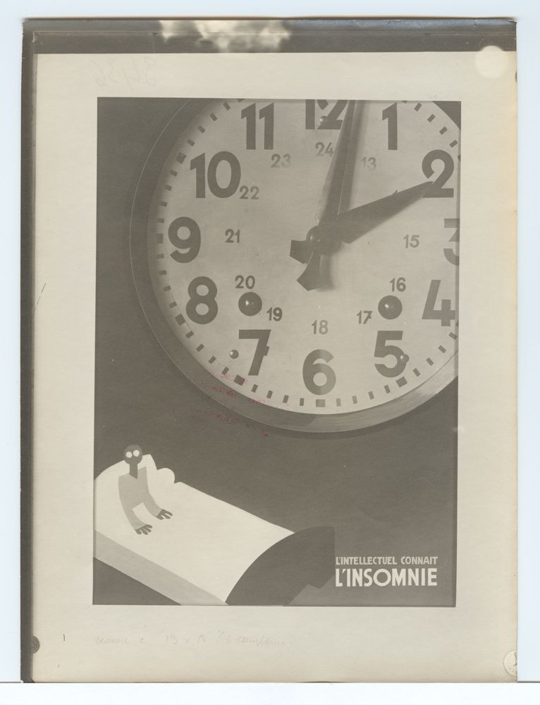 Francis Bernard, L'intellectuel connaît l'insomnie, contretype