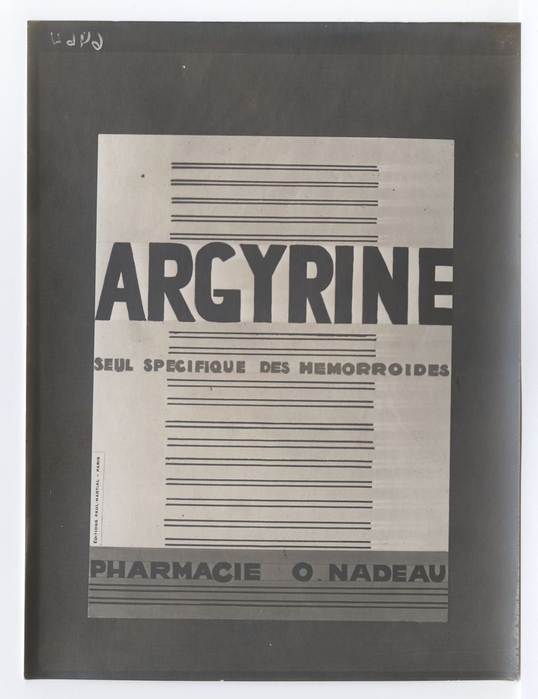 Pharmacie O. Nadeau Argyrine,seul spécifique des hémorroïde