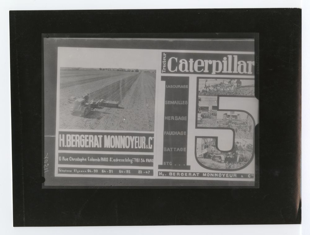 H.Bergerat Monnoyeur & Cie, tracteur Caterpillar