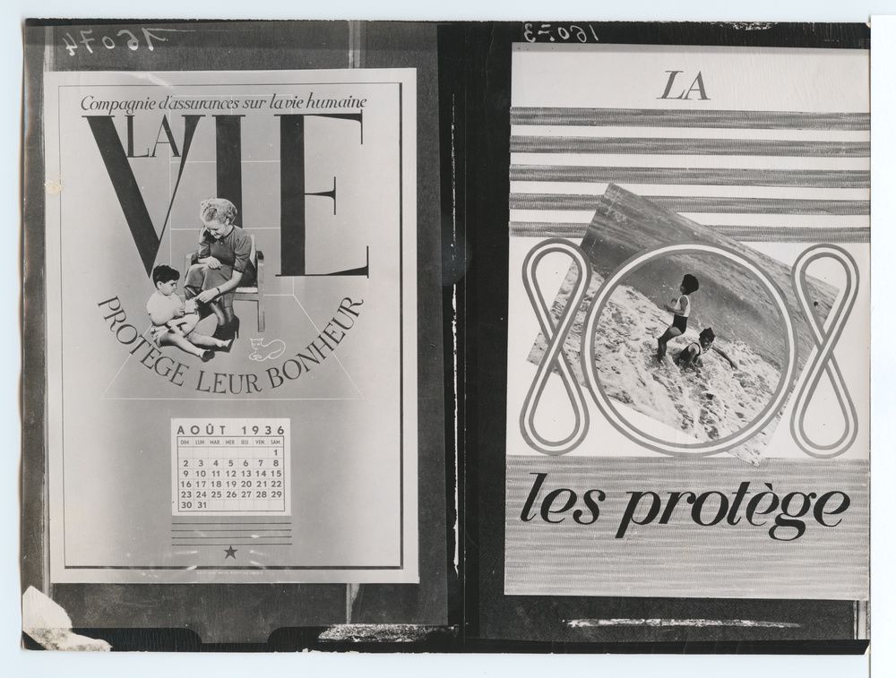 Compagnie d'assurance La Vie 1936. La 808 les protège, assurance vie