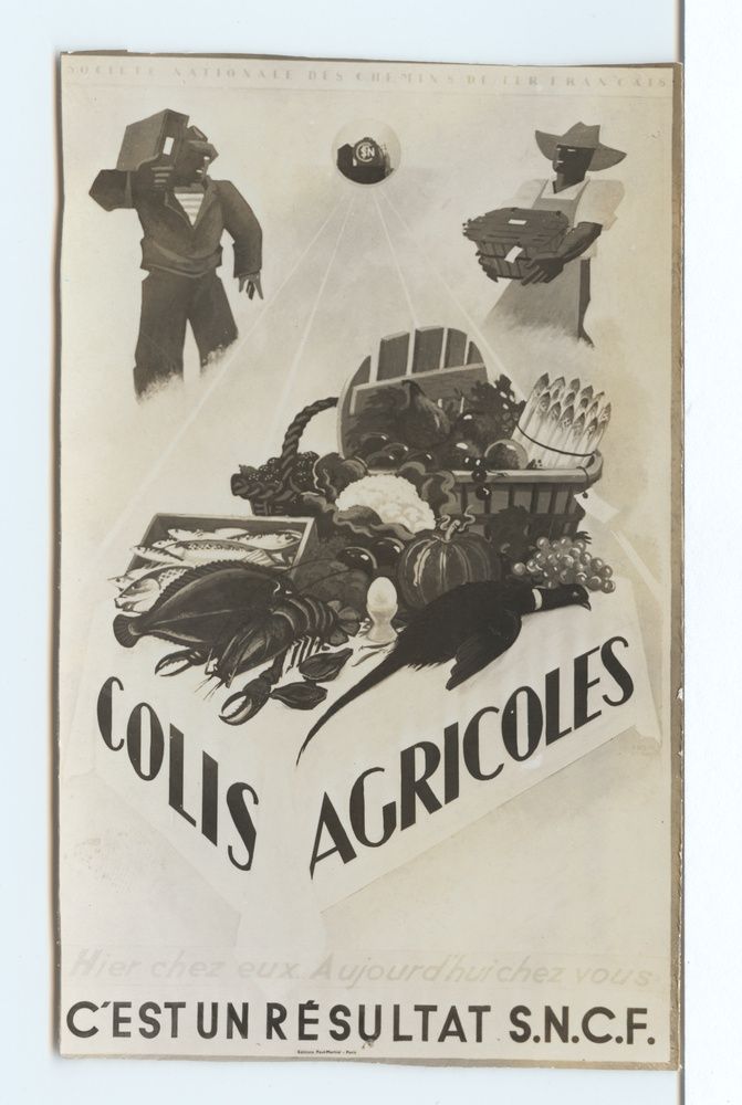 S.N.C.F. Société Nationale des Chemins de Fer de France, Colis agricole