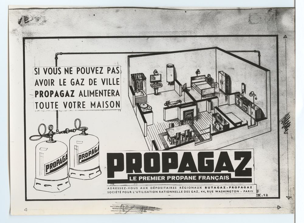 Butagaz - Propagaz, Société pour l'utilisation rationnelle des gaz Paris