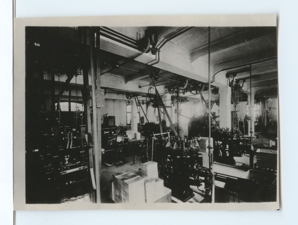 Usine, intérieur machines