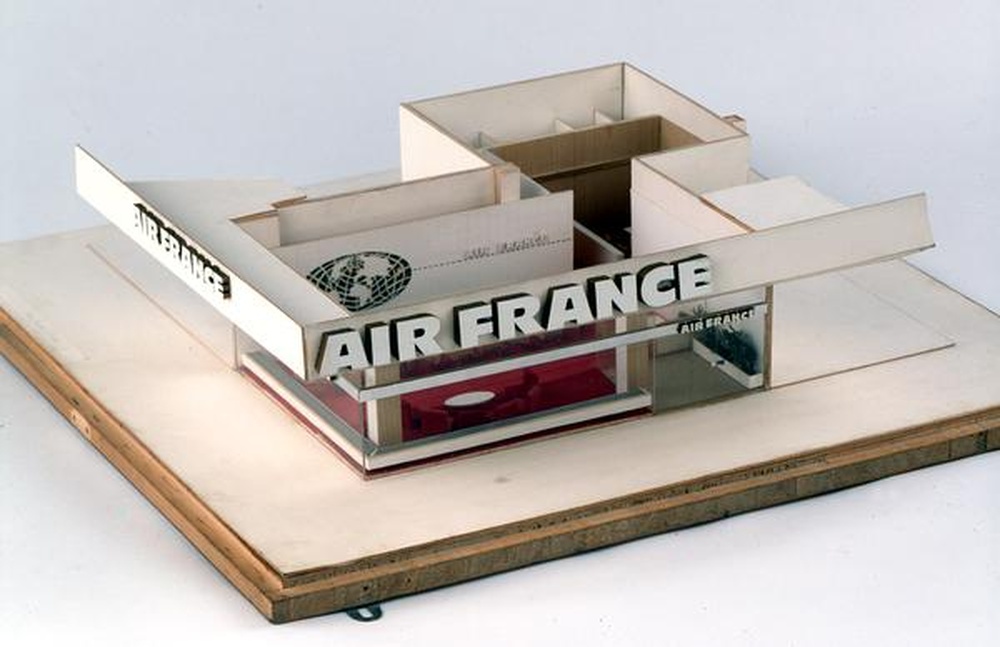 Maquette de détail Agence Air France de Berlin