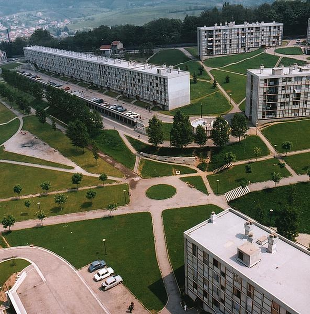 Firminy-vert : immeubles, vue d'ensemble