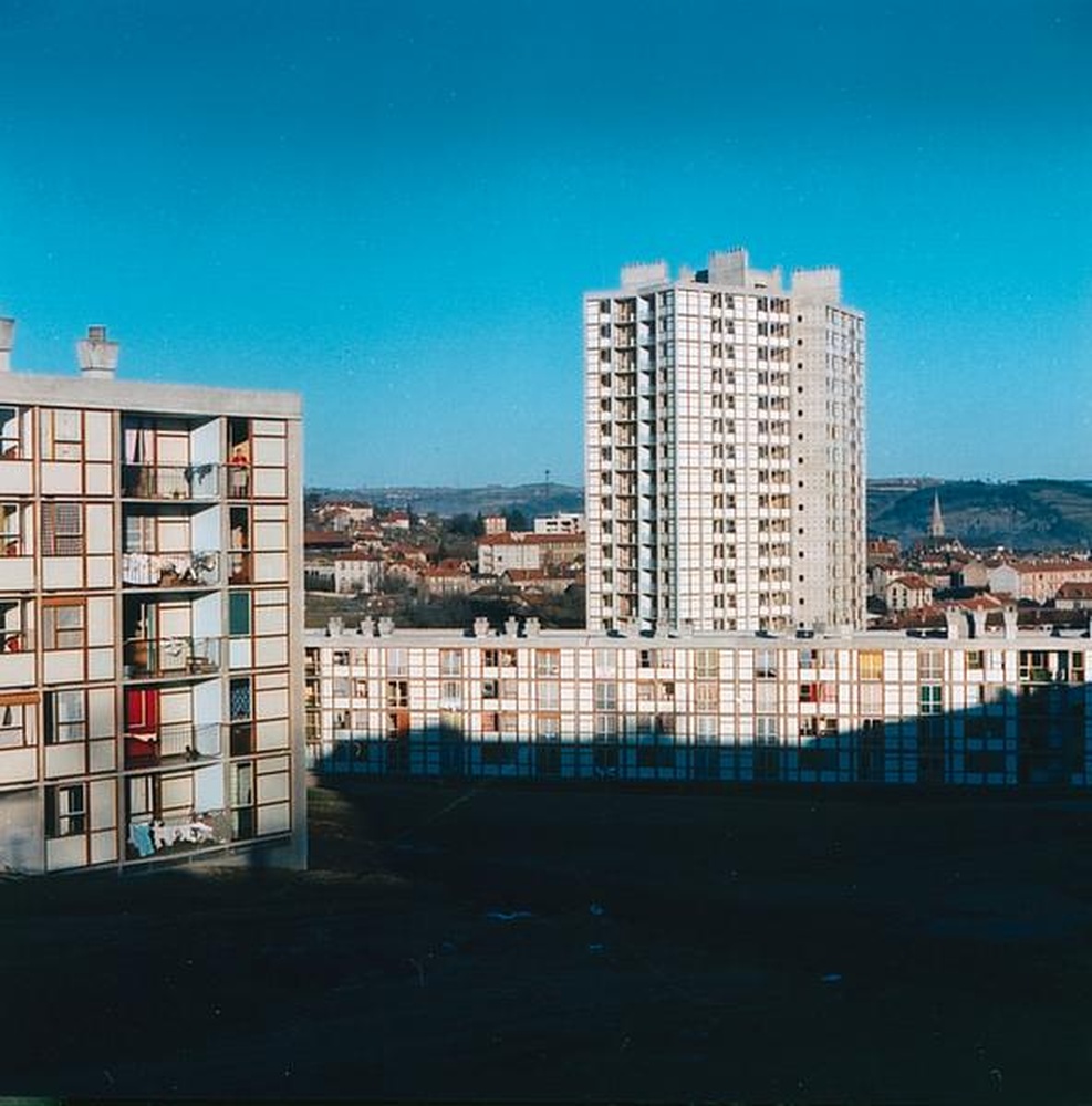 Firminy-vert : immeubles cours des Marronniers, rue de la Tour et la tour Sive (André Sive)