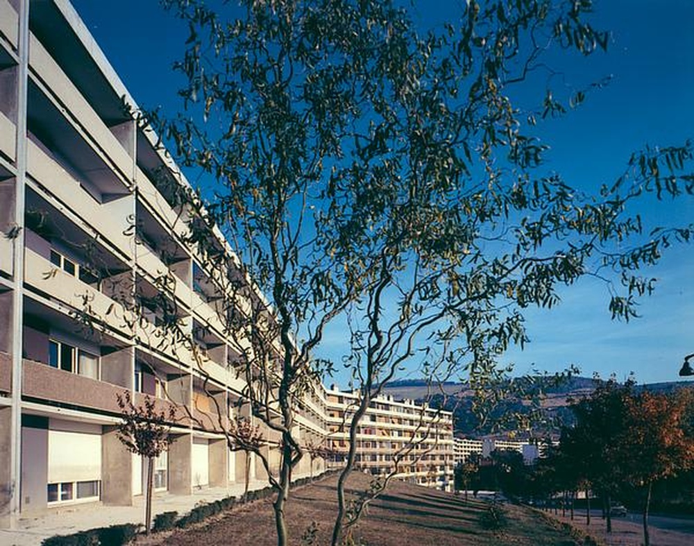 Saint-Etienne : Beaulieu, vue partielle d'immeubles