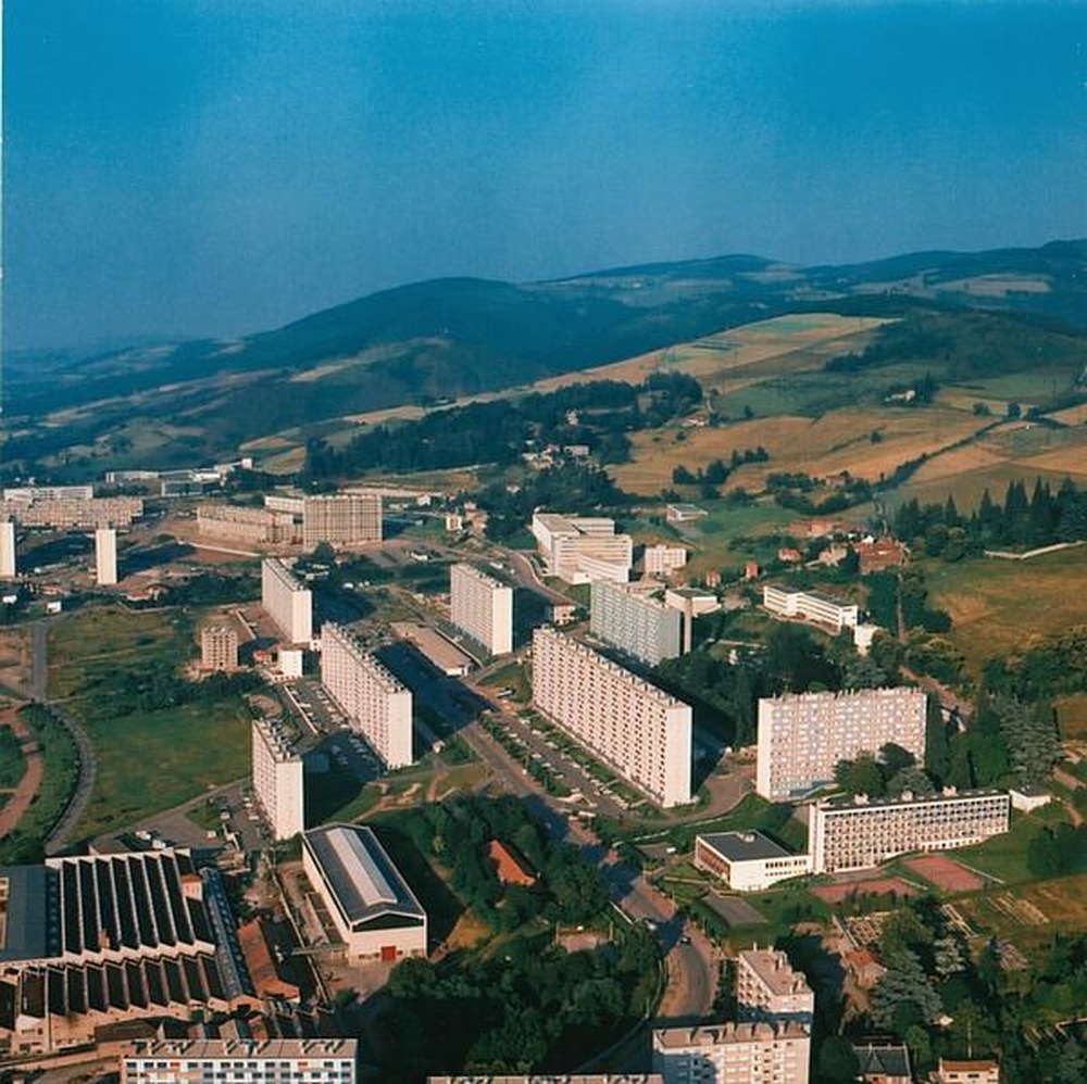 Saint-Etienne : La Métare, vue aérienne