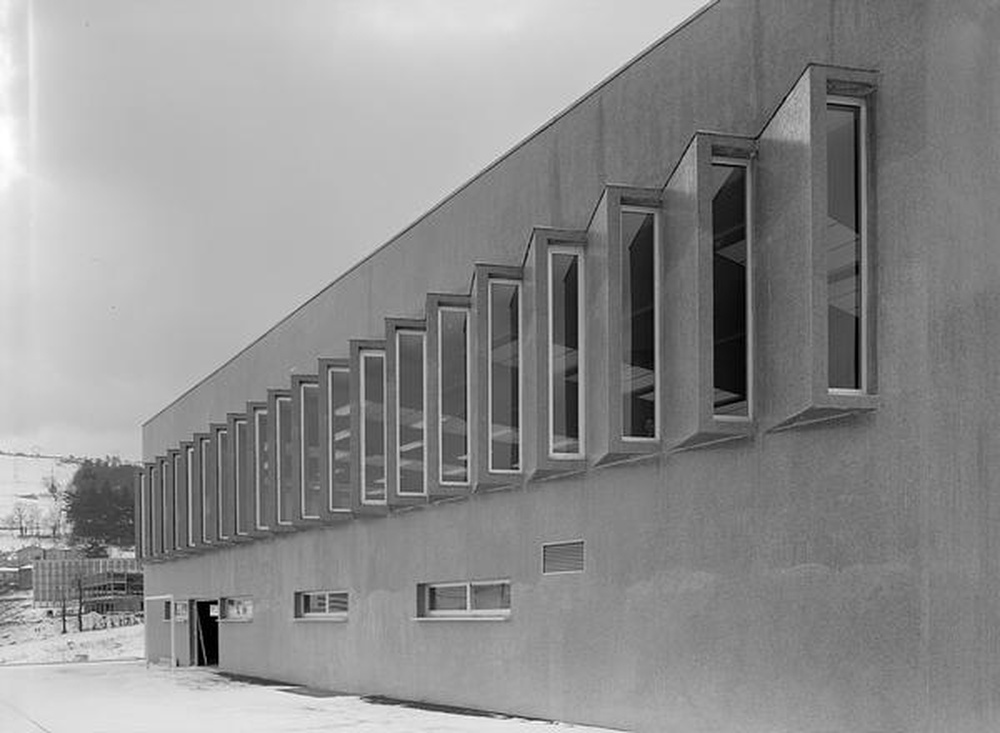 Saint-Etienne : Métare, collège universitaire, façade (Alfred Ferraz, Lucien Seignol)