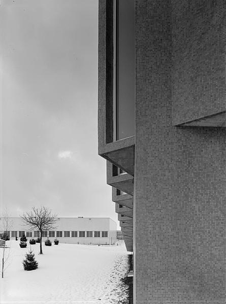 Saint-Etienne : Métare, collège universitaire, détail (Alfred Ferraz, Lucien Seignol)