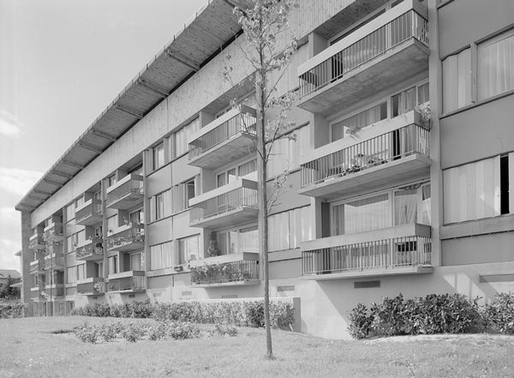 Saint-Etienne : vue d'immeubles