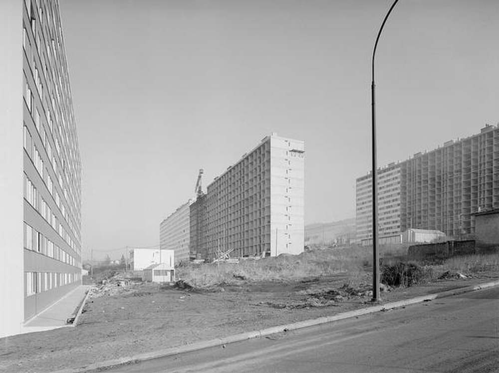 Saint-Etienne : Métare - Montchovet, immeubles en construction