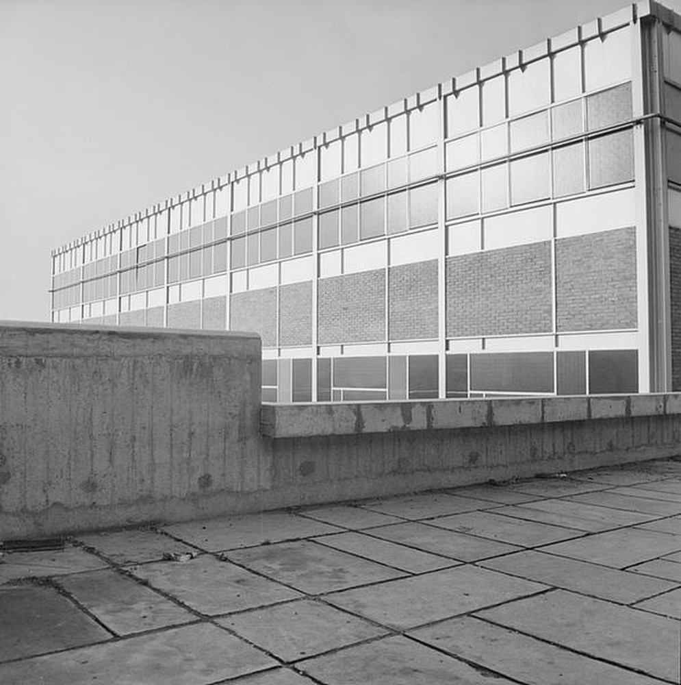 Firminy : chaufferie urbaine (Jean Kling), vue de l’extérieur